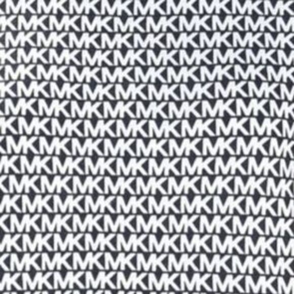 MIchael Kors Tonal Allover Knit Logo Short Sleeve T-Shirt Size M - Picture 3 of 3